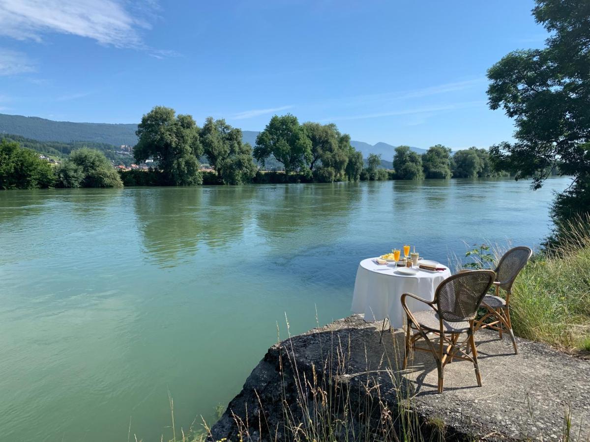 Ferienwohnung Au Bord De L'Eau Orpund Exterior foto